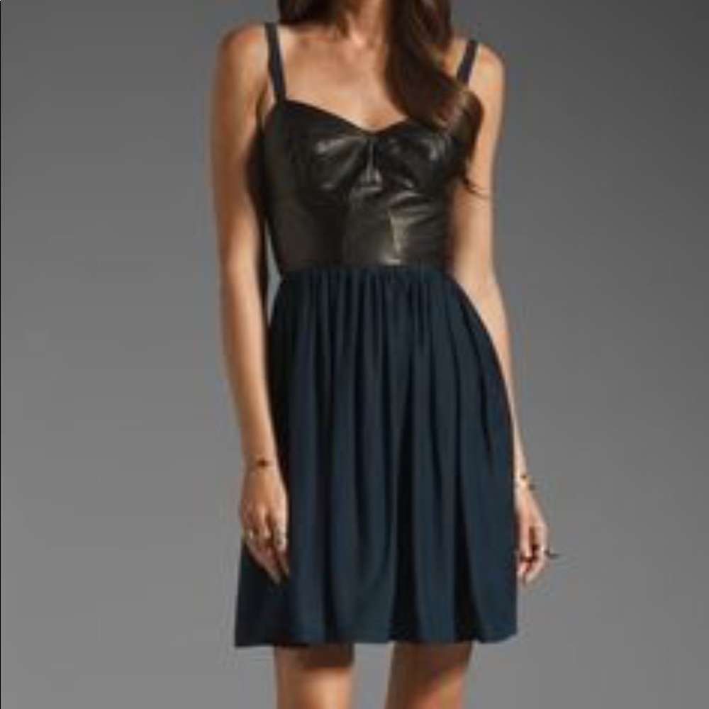 Amanda Uprichard Silk Bustier Dress